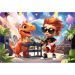 Connect Joe 70db-os puzzle figurával és 6db építőkockával - Trefl
