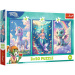 Színes mesevilág – 3 x 50 db-os puzzle unikornissal, sellővel és sárkánnyal – Trefl