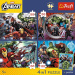 Marvel Bosszúállók - 4 x 88 db-os Premium Plus Kids puzzle - Trefl