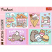 Ismerd meg Pusheen cicát 4x250db-os puzzle - Trefl