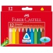 Triangular vax zsírkréta 12db-os szett - Faber-Castell