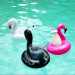 Flamingós és hattyús felfújható úszó pohártartó 3db
