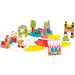 Sweet bébi város építőkocka 55db-os szett matricákkal - Wader