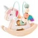 Fa unikornisos golyóvezető bébijáték - Woodyland
