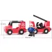 Mágneses tűzoltóautó pótkocsival - Woodyland